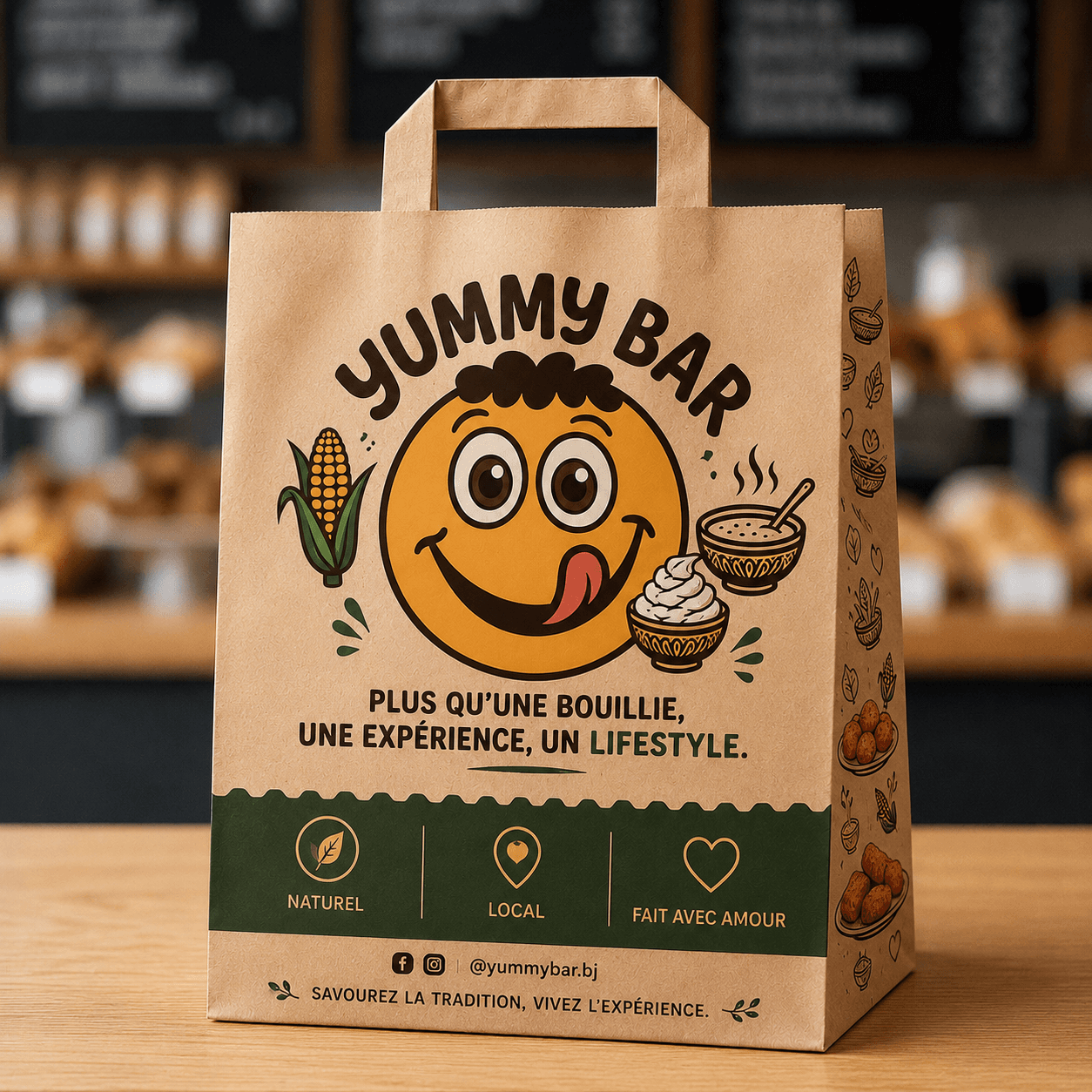 Sac takeaway Yummy Bar