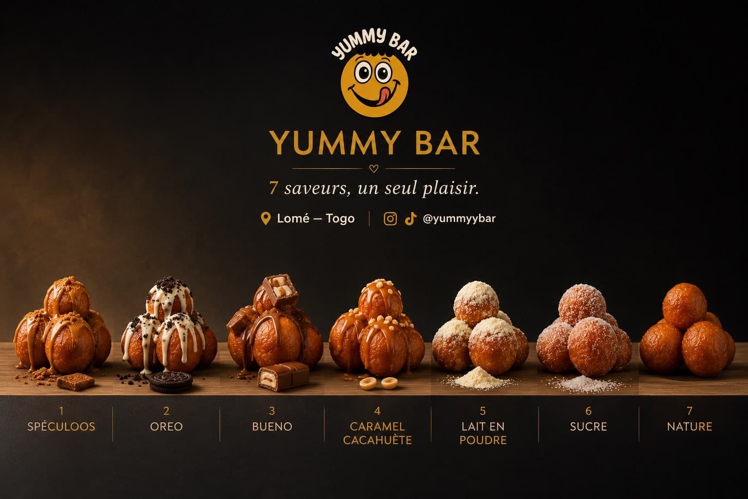 Assortiment de beignets gourmands Yummy Bar